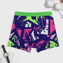 Cargar imagen en el visor de la galería, Calzoncillos bóxer para hombre SDS025 estampados en puro algodón con cinturilla elástica ancha personalizado con patrón foto texto