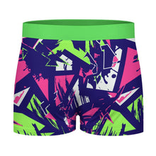 Cargar imagen en el visor de la galería, Calzoncillos bóxer para hombre SDS025 estampados en puro algodón con cinturilla elástica ancha personalizado con patrón foto texto