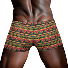 Cargar imagen en el visor de la galería, Calzoncillos tipo bóxer de malla sexy para hombre personalizado con patrón foto texto