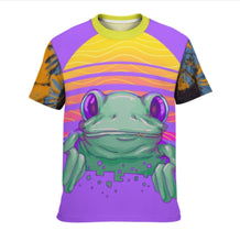 Cargar imagen en el visor de la galería, Camiseta de manga corta con estampado completo para niños y niñas personalizado con patrón foto texto (impresión de imágenes múltiples)