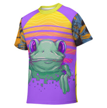 Cargar imagen en el visor de la galería, Camiseta de manga corta con estampado completo para niños y niñas personalizado con patrón foto texto (impresión de imágenes múltiples)