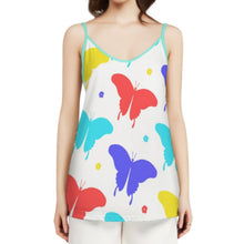 Cargar imagen en el visor de la galería, Camiseta sin mangas holgada para mujer NBX21 personalizado con patrón foto texto (impresión de imágenes múltiples)