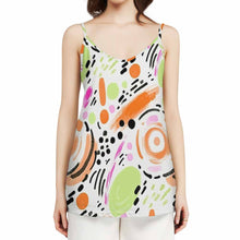 Cargar imagen en el visor de la galería, Camisola de corte regular para mujer NBX21 personalizado con patrón foto texto (impresión de imagen única)