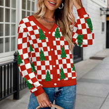 Cargar imagen en el visor de la galería, Cárdigan de mujer LM228 personalizado con patrón foto texto (impresión de imagen única)