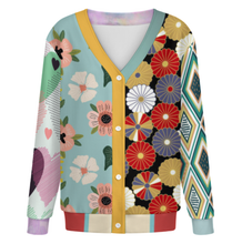 Cargar imagen en el visor de la galería, Cárdigan para mujer LM228 personalizado con patrón foto texto (impresión de imágenes múltiples)