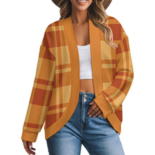 Cargar imagen en el visor de la galería, Cárdigan para mujer LM561 con hombros anchos y mangas largas personalizado con patrón foto texto (impresión de imagen única)