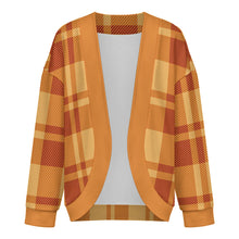 Cargar imagen en el visor de la galería, Cárdigan para mujer LM561 con hombros anchos y mangas largas personalizado con patrón foto texto (impresión de imagen única)