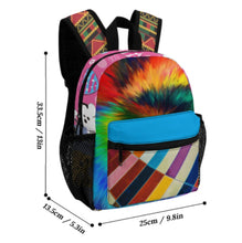 Cargar imagen en el visor de la galería, Mochila escolar infantil totalmente impresa, mochila escolar personalizado con patrón foto texto (impresión de imágenes múltiples)