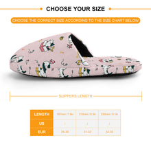 Cargar imagen en el visor de la galería, Pantuflas de estar por casa de algodón para niños totalmente estampadas aptas para niñas y niños personalizado con patrón foto texto