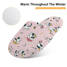 Cargar imagen en el visor de la galería, Pantuflas de estar por casa de algodón para niños totalmente estampadas aptas para niñas y niños personalizado con patrón foto texto