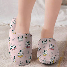 Cargar imagen en el visor de la galería, Pantuflas de estar por casa de algodón para niños totalmente estampadas aptas para niñas y niños personalizado con patrón foto texto