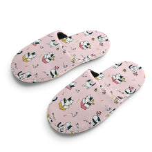 Cargar imagen en el visor de la galería, Pantuflas de estar por casa de algodón para niños totalmente estampadas aptas para niñas y niños personalizado con patrón foto texto