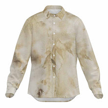 Cargar imagen en el visor de la galería, Camisa de manga larga para hombre MWXU105 personalizado con patrón foto texto (impresión de imagen única)