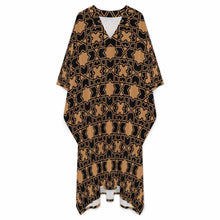 Cargar imagen en el visor de la galería, Camisón de hombre con cuello en V y mangas mariposa YKL01 personalizado con patrón foto texto (impresión de imagen única)