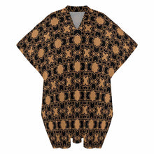 Cargar imagen en el visor de la galería, Camisón de hombre con cuello en V y mangas mariposa YKL01 personalizado con patrón foto texto (impresión de imagen única)