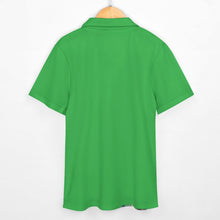 Cargar imagen en el visor de la galería, Camisa infantil de manga corta de algodón puro con cuello cubano SDS012 personalizado con patrón foto texto