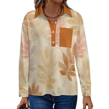 Cargar imagen en el visor de la galería, Camisa de Hombros Caídos para Mujer LM554 personalizado con patrón foto texto (impresión de imagen única)