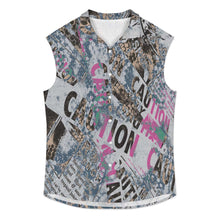 Cargar imagen en el visor de la galería, Camisa sin mangas para hombre LTDCS22 personalizado con patrón foto texto