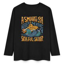 Cargar imagen en el visor de la galería, Camiseta de manga larga para hombre 100% algodón con estampado frontal en varios colores personalizado con patrón foto texto