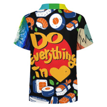 Cargar imagen en el visor de la galería, Camisa de manga corta con botones para niños de 2 a 16 años personalizado con patrón foto texto (impresión de imágenes múltiples)