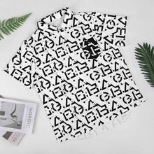 Cargar imagen en el visor de la galería, Camisa de hombre de manga corta con bolsillo B339 personalizado con patrón foto texto (impresión de imágenes múltiples)