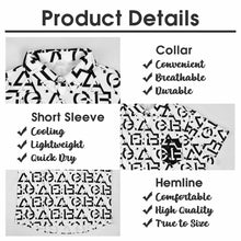 Cargar imagen en el visor de la galería, Camisa de hombre de manga corta con bolsillo B339 personalizado con patrón foto texto (impresión de imágenes múltiples)
