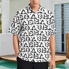 Cargar imagen en el visor de la galería, Camisa de manga corta sin bolsillo para hombre AY005 personalizado con patrón foto texto