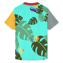 Cargar imagen en el visor de la galería, Camisas de manga corta para hombre DCS07 personalizado con patrón foto texto (impresión de imágenes múltiples)