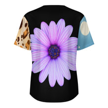 Cargar imagen en el visor de la galería, Camisa de manga corta sin cuello para hombre LM018 camisa de abuelo clásicapersonalizado con patrón foto texto (impresión de imágenes múltiples)