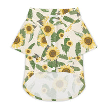 Cargar imagen en el visor de la galería, Camisas de verano para mascotas LM027 Camisa con estampado de perro y gato de estilo hawaiano transpirable fresca personalizado con patrón foto texto (impresión de imagen única)