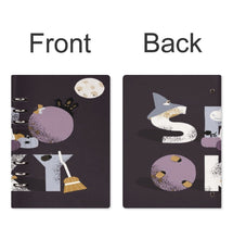 Cargar imagen en el visor de la galería, Cuaderno de hojas de cuero PU carpeta de 6 anillas recargable con diferentes imágenes en ambos lados personalizado con patrón foto texto