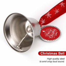 Cargar imagen en el visor de la galería, Campana de Navidad Decoraciones para árboles de Navidad Colgante de campana de metal Adornos colgantes personalizado con patrón foto texto