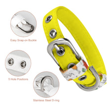 Cargar imagen en el visor de la galería, Collar ajustable para perros y gatos Q025 accesorios para mascotas personalizado con patrón foto texto (impresión de imágenes múltiples)