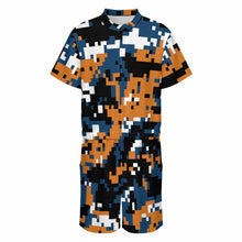 Cargar imagen en el visor de la galería, Mono de manga corta LM427 para hombre personalizado con patrón foto texto (impresión de imagen única)