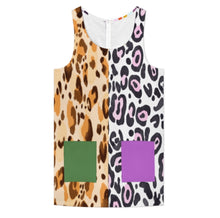 Cargar imagen en el visor de la galería, Mono corto sin mangas para mujer XLR personalizado con patrón foto texto (impresión de imágenes múltiples)