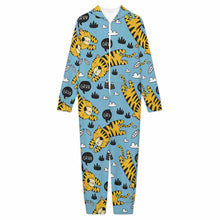 Cargar imagen en el visor de la galería, Mono de franela con capucha y cremallera de manga larga LTWY87 para niños de 2 a 15 años personalizado con patrón foto texto (impresión de imagen única)