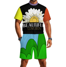 Cargar imagen en el visor de la galería, Mono de manga corta LM427 para hombre personalizado con patrón foto texto (impresión de imágenes múltiples)