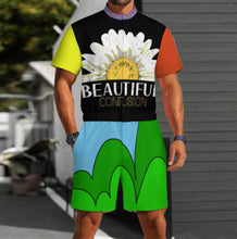 Cargar imagen en el visor de la galería, Mono de manga corta LM427 para hombre personalizado con patrón foto texto (impresión de imágenes múltiples)