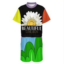 Cargar imagen en el visor de la galería, Mono de manga corta LM427 para hombre personalizado con patrón foto texto (impresión de imágenes múltiples)