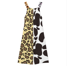 Cargar imagen en el visor de la galería, Mono de tirantes para mujer WLR personalizado con patrón foto texto (impresión de imágenes múltiples)