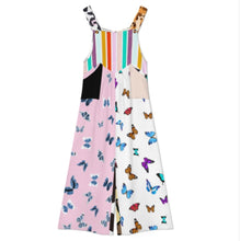 Cargar imagen en el visor de la galería, Mono de tirantes para mujer WLR personalizado con patrón foto texto (impresión de imágenes múltiples)