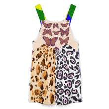 Cargar imagen en el visor de la galería, Mono corto con tirantes para mujer ULR personalizado con patrón foto texto (impresión de imágenes múltiples)