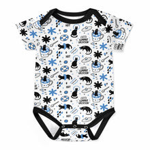 Cargar imagen en el visor de la galería, Peleles de bebé con botones 349P para niños y niñas personalizado con patrón foto texto (impresión de imagen única)