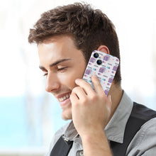 Cargar imagen en el visor de la galería, Funda de plástico para iPhone 13 personalizado con patrón foto texto