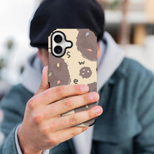 Cargar imagen en el visor de la galería, Funda para móvil de piel sintética para iPhone 16 personalizado con patrón foto texto