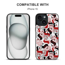 Cargar imagen en el visor de la galería, Funda protectora de cuero TPU para iPhone 15 Plus Pro Max con ranura para tarjeta Función atril Funda plegable personalizado con patrón foto texto