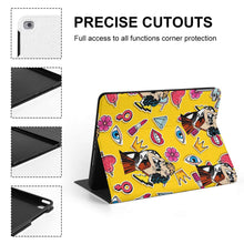 Cargar imagen en el visor de la galería, Funda protectora para iPad realizada en piel TPU personalizado con patrón foto texto