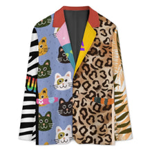 Cargar imagen en el visor de la galería, Traje de 2 botones para hombre LTM100852 personalizado con patrón foto texto (impresión de imágenes múltiples)