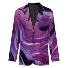 Cargar imagen en el visor de la galería, Traje boutique para hombre de 2 botones LTM100852 personalizado con patrón foto texto (impresión de imagen única)