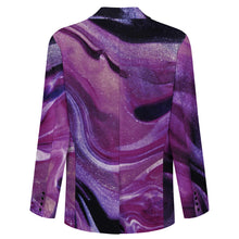 Cargar imagen en el visor de la galería, Traje boutique para hombre de 2 botones LTM100852 personalizado con patrón foto texto (impresión de imagen única)